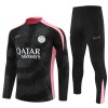 Sudadera De Entrenamiento Paris Saint-Germain Cremallera De Cuarto 2024-25 Negra - Hombre